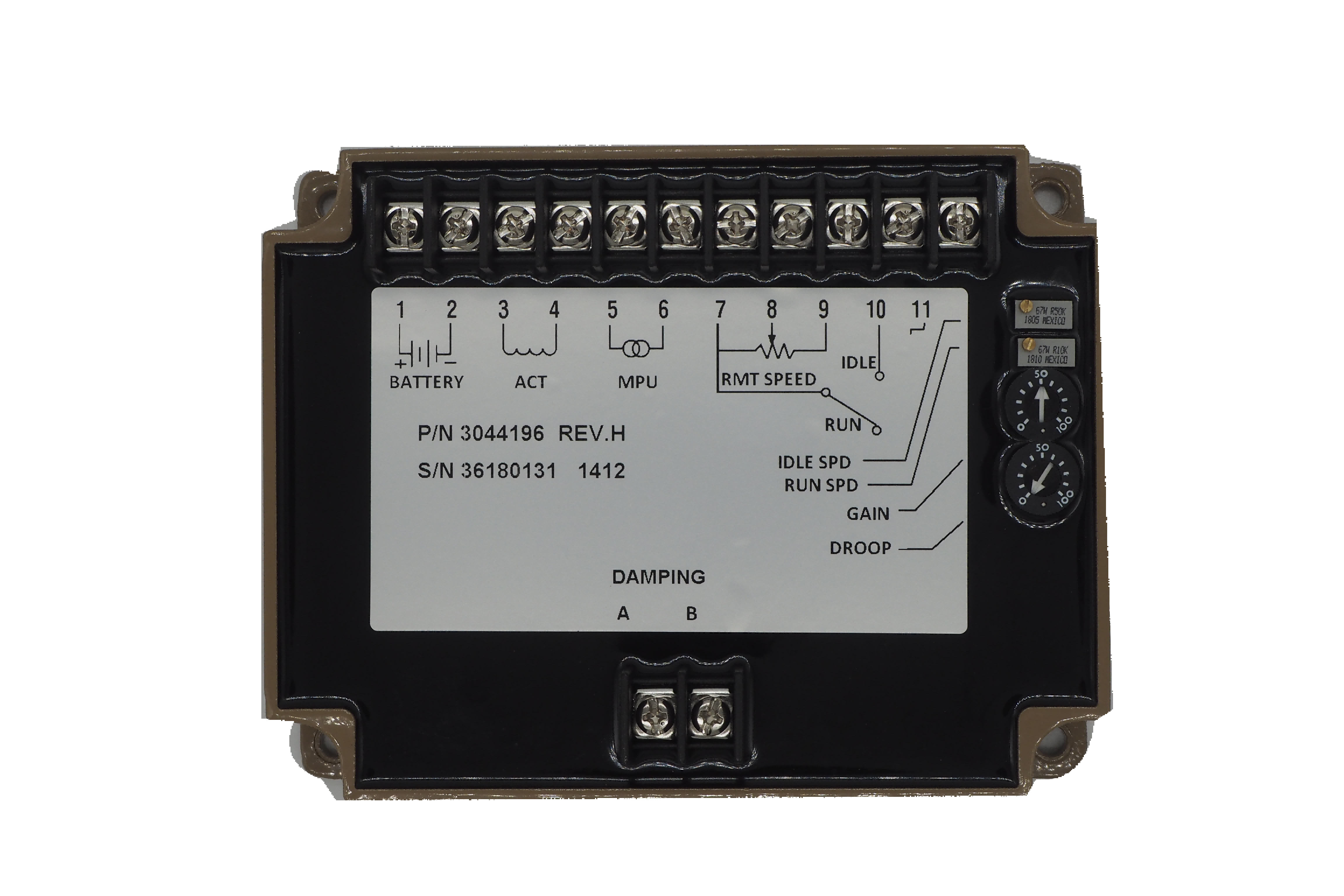 Speed Controller-Cummins-3044196